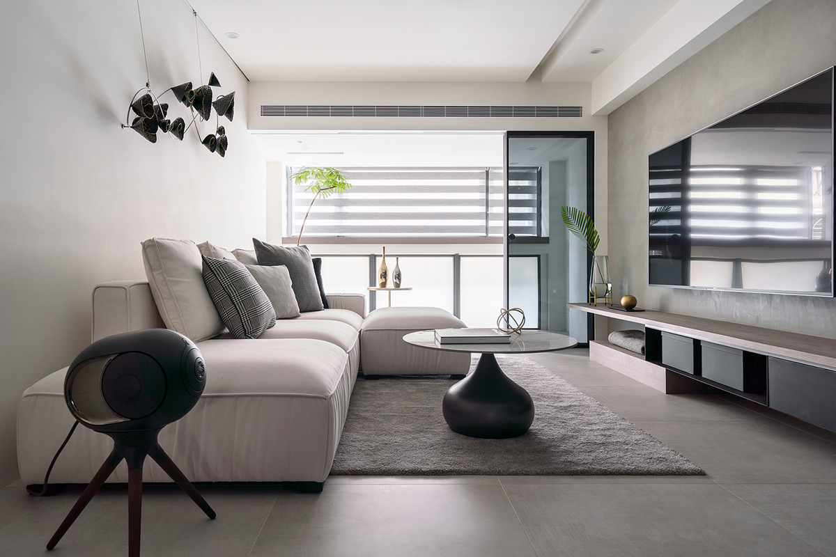 Modern Living Room After